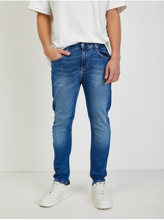 Skinny fit pre mužov Calvin Klein Jeans - modrá
