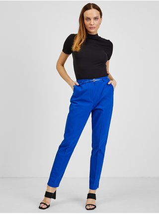 Modré dámské kalhoty ORSAY 