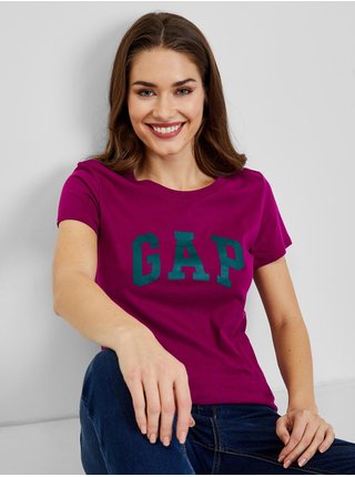 Vínové dámské tričko GAP   