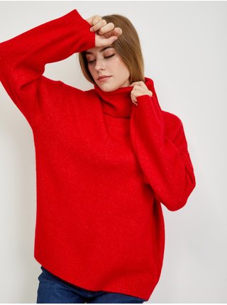 Červený dámský svetr ORSAY 