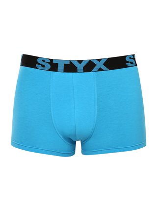 Pánské boxerky Styx sportovní guma světle modré