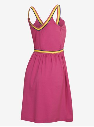 Letné a plážové šaty pre ženy Alpine Pro - ružová, žltá