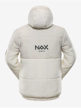 Krémová pánská zimní bunda NAX MOREF  