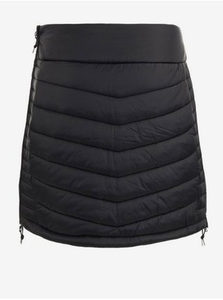 Černá dámská prošívaná zimní sukně ALPINE PRO OZARA   