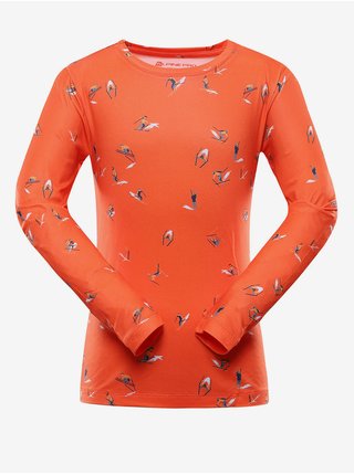 Oranžové dětské rychleschnoucí tričko ALPINE PRO AMADO  