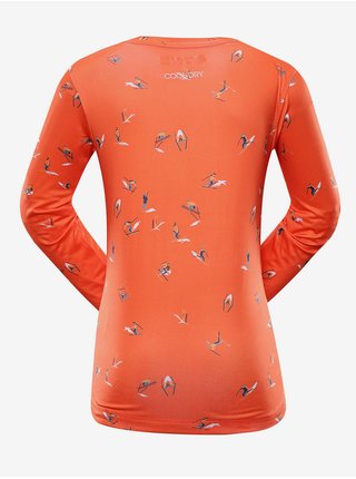 Oranžové dětské rychleschnoucí tričko ALPINE PRO AMADO  