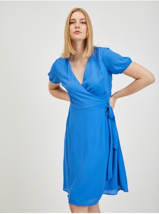 Modré dámské zavinovací šaty ORSAY