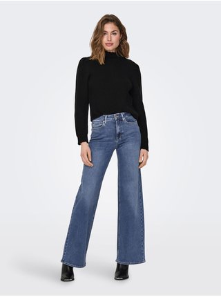 Modré dámské široké džíny ONLY Madison