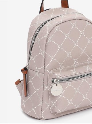 Béžový dámský vzorovaný malý batoh Tamaris Anastasia Classic
