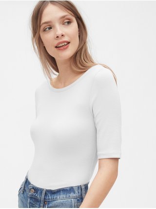 Bílé dámské basic tričko GAP 