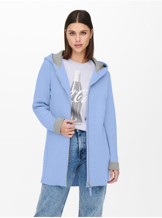 Trenčkoty a ľahké kabáty pre ženy ONLY - modrá