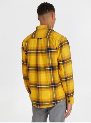 Žlutá pánská kostkovaná košile Tommy Hilfiger
