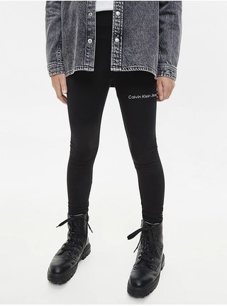 Černé holčičí legíny Calvin Klein Jeans