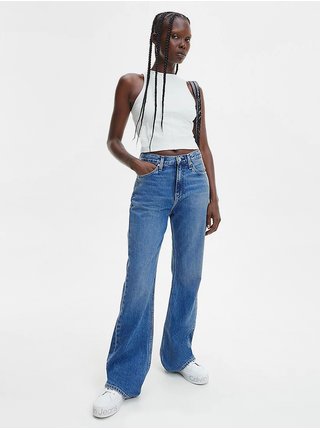 Modré dámské bootcut džíny Calvin Klein Jeans
