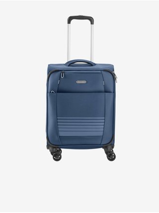 Tmavě modrý cestovní kufr Travelite Seaside 4w S  