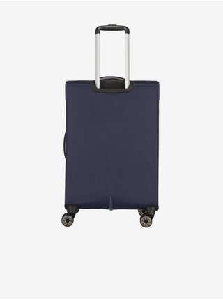 Tmavě modrý cestovní kufr Travelite Miigo 4w M  