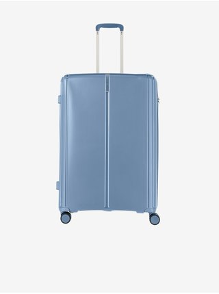 Světle modrý cestovní kufr Travelite Vaka 4w L  