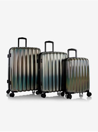 Sada tří cestovních kufrů v tmavě šedé barvě Heys Astro S,M,L   