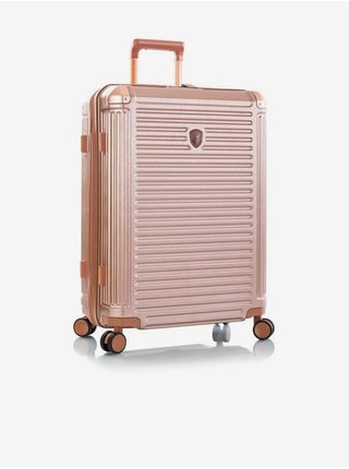 Světle růžový cestovní kufr Heys Edge M  