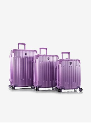 Sada tří cestovních kufrů ve fialové barvě Heys Xtrak S,M,L 