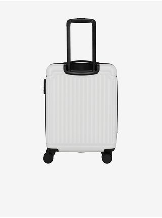Bílý cestovní kufr Travelite Cruise 4w S  