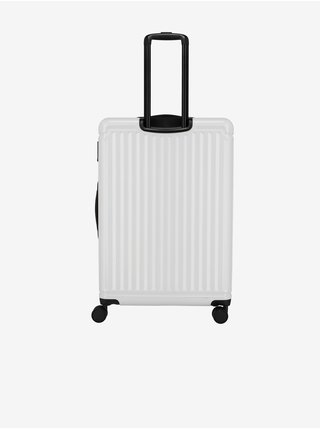 Bílý cestovní kufr Travelite Cruise 4w L 