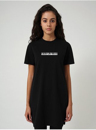 Černé dámské tričko s potiskem Napapijri