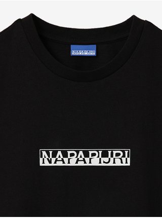Černé dámské tričko s potiskem Napapijri