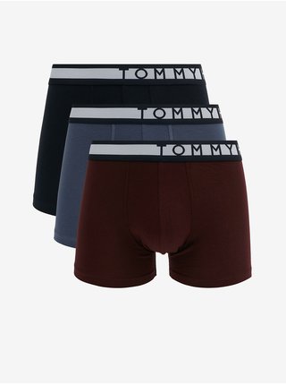 Boxerky pre mužov Tommy Hilfiger Underwear - tmavomodrá, čierna, vínová