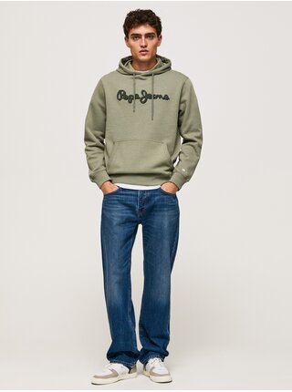 Světle zelená pánská mikina s kapucí Pepe Jeans Ryan