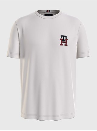 Béžové pánské tričko Tommy Hilfiger