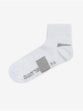 Bílé sportovní ponožky SAM 73