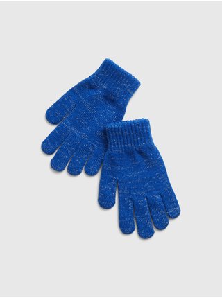 Tmavě modré dětské prstové rukavice GAP 