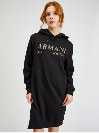 Šaty na denné nosenie pre ženy Armani Exchange - čierna