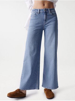 Modré dámské široké džíny Salsa Jeans