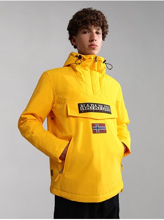 Žlutá pánská zimní bunda s kapucí NAPAPIJRI