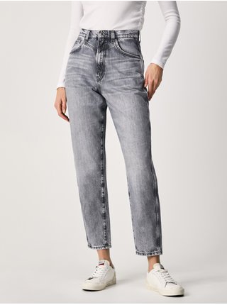 Straight fit pre ženy Pepe Jeans - sivá