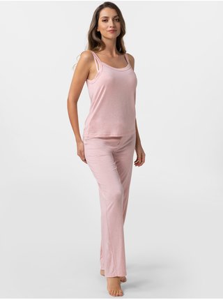 Růžové dámské pyžamové kalhoty DORINA Hoya