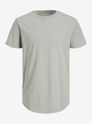 Světle šedé pánské basic tričko Jack & Jones Noa