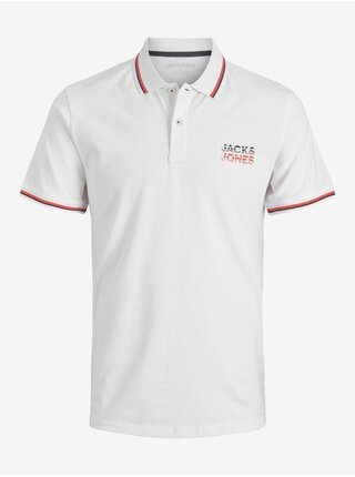 Polokošele pre mužov Jack & Jones - biela