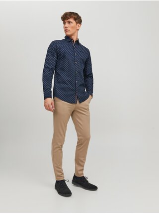 Formálne pre mužov Jack & Jones - tmavomodrá
