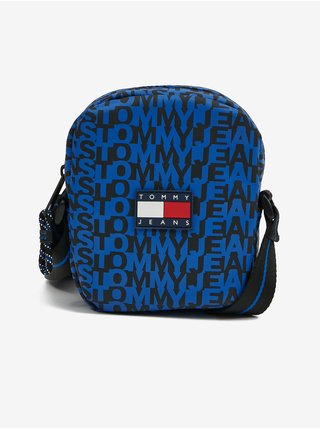 Modrá pánská vzorovaná taška přes rameno Tommy Jeans Logoman
