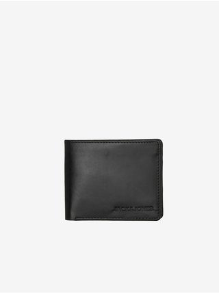 Černá pánská kožená peněženka Jack & Jones Side