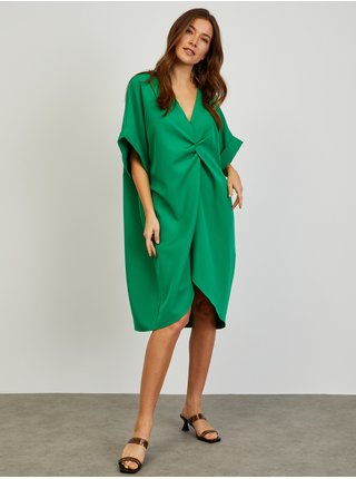 Zelené dámske voľné šaty Simpo Marrakesh