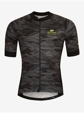 Černo-šedé pánské vzorované sportovní tričko Alpine Pro Beress