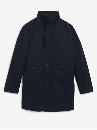 Tmavě modrý pánský nepromokavý kabát s technologií Stormwear™ Marks & Spencer 