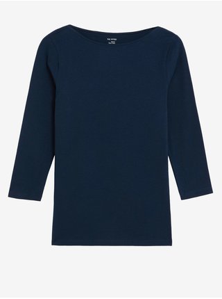 Tmavě modré dámské tričko Marks & Spencer   