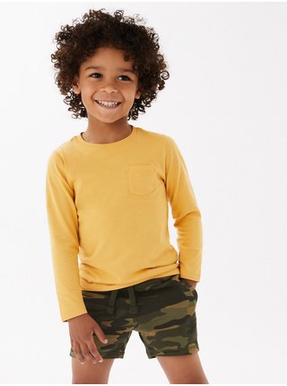 Žluté dětské tričko Marks & Spencer   