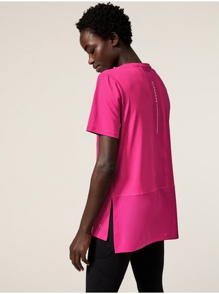 Tmavě růžové dámské sportovní tričko Marks & Spencer 