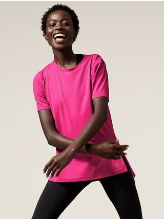 Tmavě růžové dámské sportovní tričko Marks & Spencer 